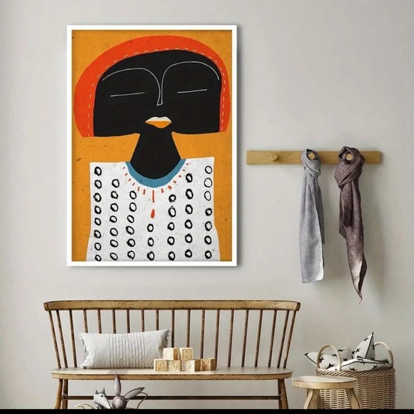 Set of 3 African inspired canvas print - Picture 4 of 4